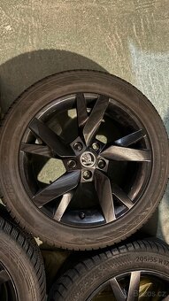 Alu kola 4x Škoda Octavia iV 205/55 R17 Zimní - 3
