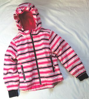 ZIMNÍ BUNDA+NOVÉ SOFTSHELLOVÉ KALHOTY, 4-5 let, 110/116 cm - 3