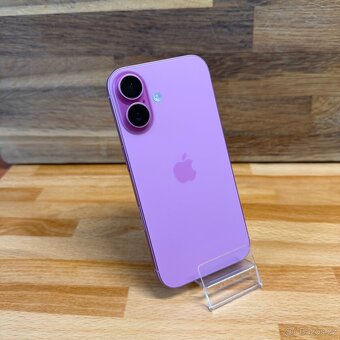 IPhone 16 128GB, růžový, 100% baterie, eSIM (rok záruka) - 3