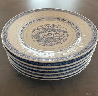 Čínský rýžový porcelán sada - 3