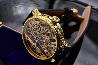 Jedinečné starožítné 8-denní hodinky HEBDOMAS 1900 - 3