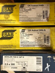 Svářecí elektrody ,dráty - 3