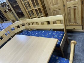 Kuchyňská rohová lavice + stůl + 2 židle - 3