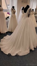 Svatební šaty velikost 36 - 3
