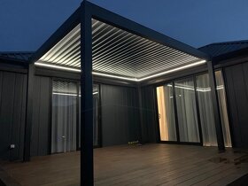 Hliníková bioklimatická pergola 4 x 3 x 2,5 m - 3