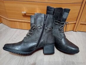 DÁMSKÉ KOTNÍČKOVÉ ZIMNÍ BOTKY - vel.42 /zn.MUSTANG - 3