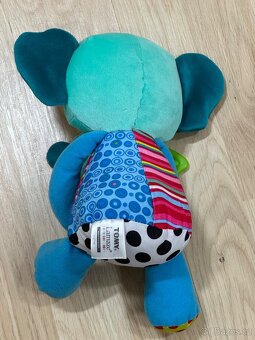 Lamaze plyšový medvídek Koala s pískátkem modrý 25 cm - 3