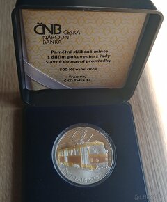 PSM ČNB 500 Kč Tramvaj Tatra T3 Proof - 3