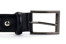 Pánský kožený opasek M3506 o šířce 3,5 cm - 3