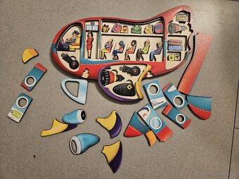 Dřevěné puzzle skládačky - 3
