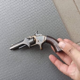 Kapesní (7 raný) revolver Smith Wesson ráže 22 do 1890 TOP - 3