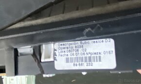 Peugeot 407 přstrojová deska - budíky - 3