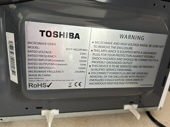 Mikrovlnná trouba Toshiba MWP-MG20P WH - 3