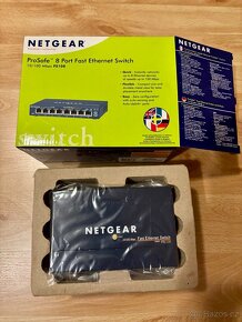 NETGEAR ProSafe 8 Port Ethernet Switch 10/100 Mbps, model FS - 3