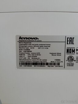Lenovo C470 All-in-One - Type 10170 + klávesnice - 3