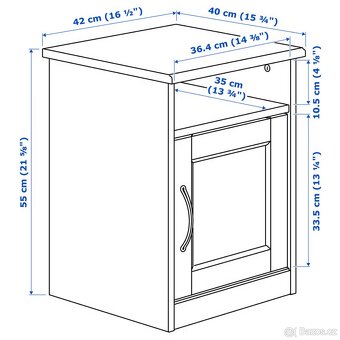 Ikea noční stolek SONGESAND - 3