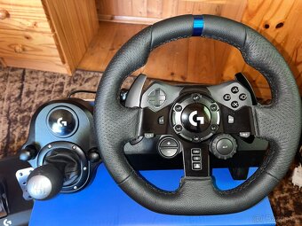 Logitech g923 + logitech driving shifter + ruční brzda - 3