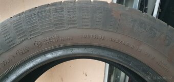 Prodám letní pneu Continental 195/65/15 na dojetí - 3