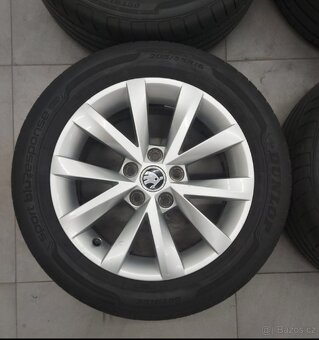 Originál alukola Škoda Letní 5x112 205/55 R15 - 3
