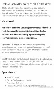 Dětské schůdky na záchod s prkénkem - 3