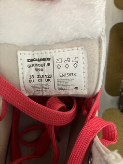 Dívčí brusle s beránkem velikost 33 - 3