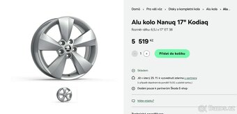 Nová Alu kola TRISULI 17“ Kodiaq - 3