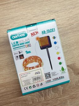 Solární LED řetěz Aerbes (10m, 100 LED) – ÚPLNĚ NOVÝ - 3