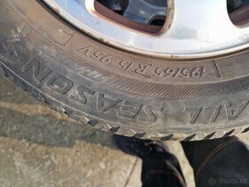 Sada disku s  celoročními pneu rozměr 195/65r15 - 3