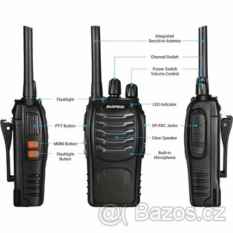 Vysílačka Nové zboží, sada 2 ks, komplet s příslušenstvím. - 3