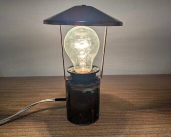 Retro lampička Kamenický Šenov - 3