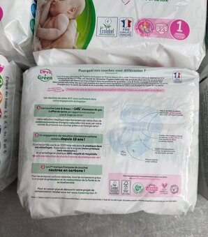 Dětské pleny Love & Green vel. 1 (2-5 kg) - 3