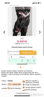 Koupím kolenní ortézy motokros - 3