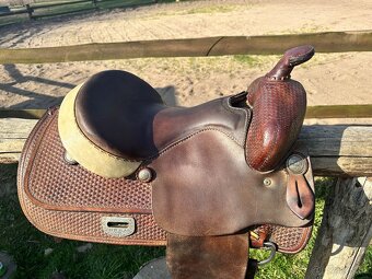 Westernové sedlo NRHA Saddlesmith - 3