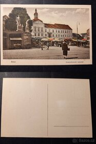 Staré pohlednice BRNO Obilní, Zelný, Husovice, Dominikánské - 3