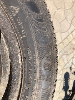 195/65r15 sada pneu 6-7mm octavia 2 golf 6 5x112 - 3