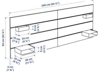 Čelo postele IKEA - 3