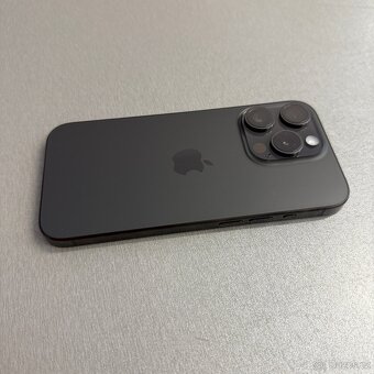 iPhone 15 Pro 128GB black titan, 100% baterie, rok záruka - 3