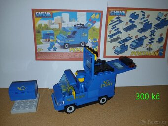 Cheva 26 Vláček č.60 vznášedlo č.44 Poštovní +domek a auto - 3