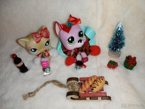 LPS - Littlest Pet Shop - Velká vánoční sada červená - 3