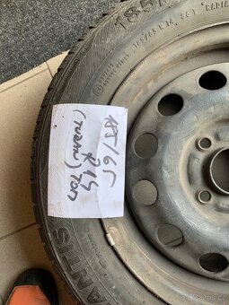 4 ks Letní pneu 185/65 R 14, 86T Barum, výborný stav, - 3