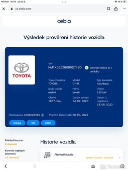 Prodám Toyotu C-HR 2.0 hybrid Selection. - 3