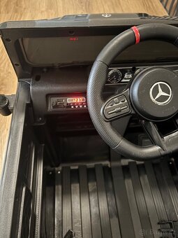Elektrické autíčko Mercedes G63 AMG 4x4 EVA kola 12V7Ah čern - 3