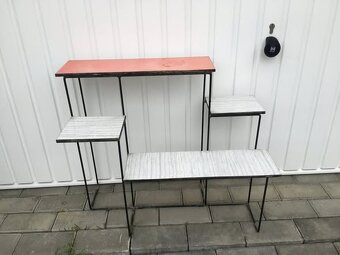 Retro stolek na kvetiny. Brusel - 3