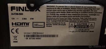 Smart TV Finlux 24FDM5760, černá 24" 61cm - 3