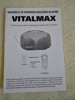 Rehabilitační přístroj VITALLMAX, model GS-707 Massage Pillo - 3