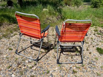2x camping křeslo Berger Crespo orange - 3