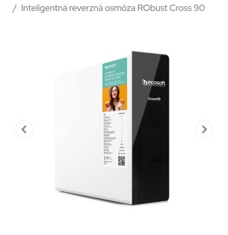 Predám úplne novú nerozbalenú Inteligentnú reverznú osmózu E - 3