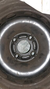 Plechove disky 4x108 a pneu 195/60 r15 - 3