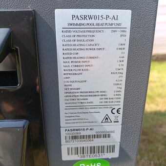 Tepelné čerpadlo Azuro 5KW PHNIX - 3