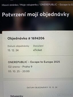 OneRepublic - Praha O2 aréna 5.10.2025 - 3
